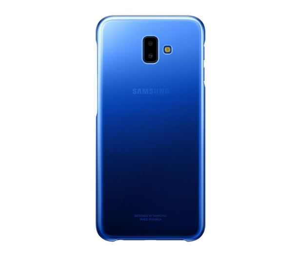 Etui Gradation Cover do Samsung J6+ niebieskie - 463058 - zdjęcie
